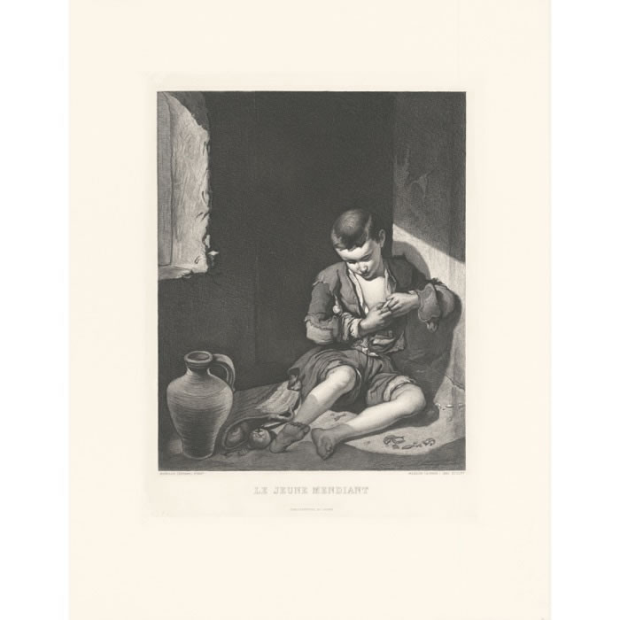 Le Jeune Mendiant - Une estampe d’après Bartolomé Esteban Murillo