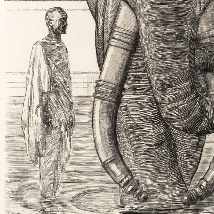 Elephant of Siva Temple (British India) - Une estampe d’après Paul Jouve