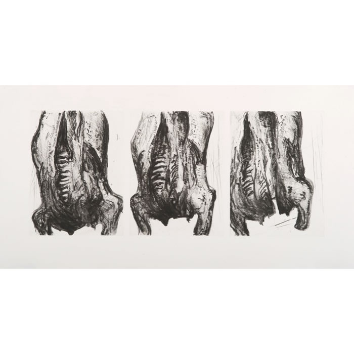 Carcasses - Une estampe d’après Philippe Cognée
