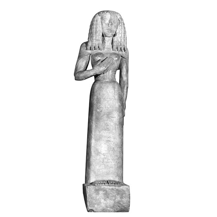Dame d’Auxerre - Antiquités gréco-romaines - Reproduction d’une sculpture du Musée du Louvre, Paris