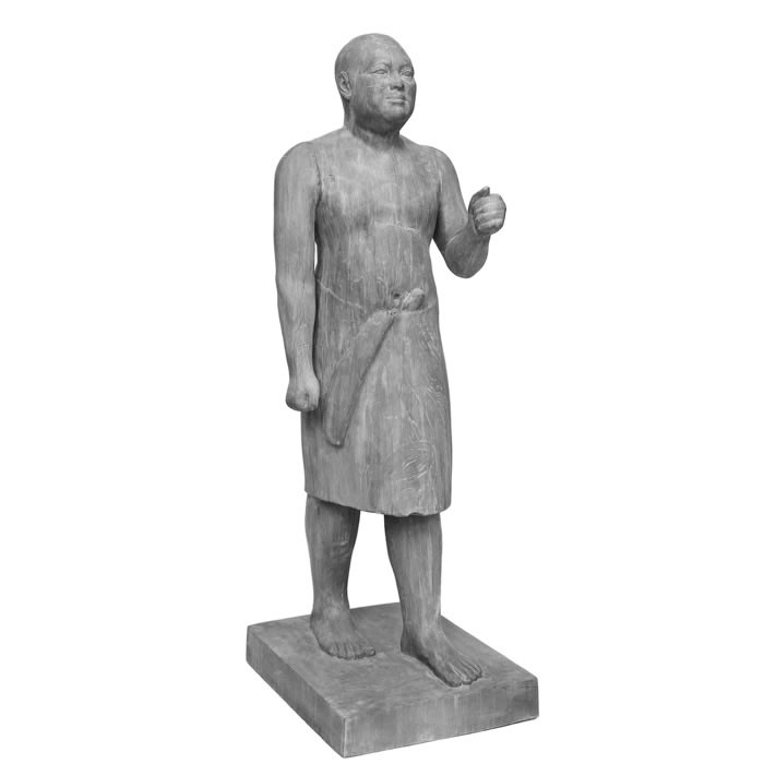 Ka-aper, known as Sheikh el-Beled - Egyptian antiquities - Reproduction d’une sculpture du Musée égyptien, Le Caire
