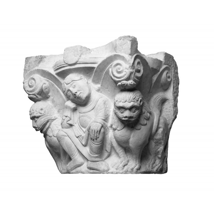Chapiteau de Daniel - Moyen Âge - Reproduction d’une sculpture du Musée du Louvre, Paris