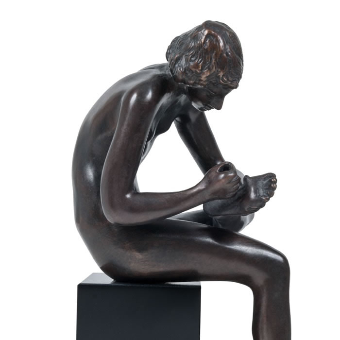 Tireur d’épine - Renaissance - Reproduction d’une sculpture du Musée du Louvre, Paris